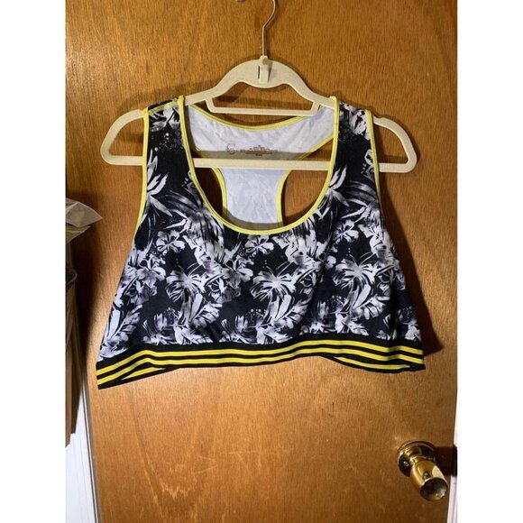 C Active Tropical Print Sports Bra Size 3X Women’s - Picture 1 of 3